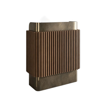 Stainless Steel Grille Reception Desk Modern Salon Counter Coffee White Black