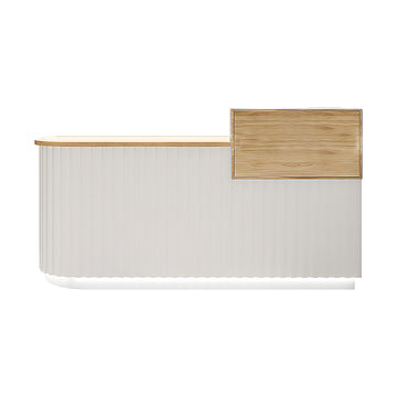 Modern Boutique Reception Desk Salon Barber Cashier Counter Table No Assembly