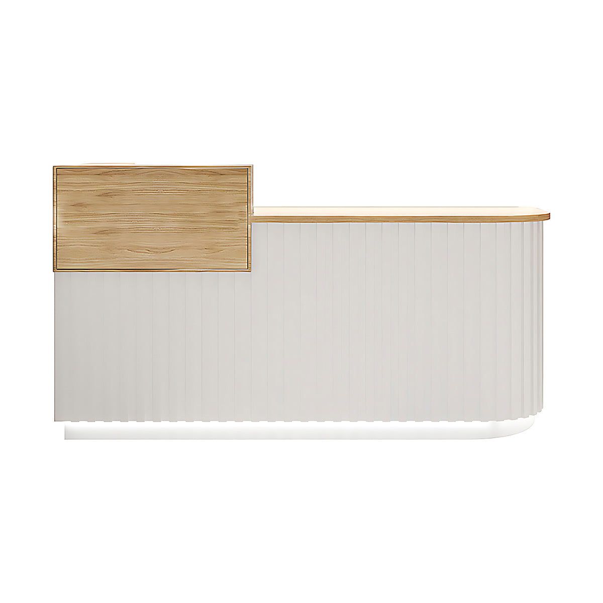 Modern Boutique Reception Desk Salon Barber Cashier Counter Table No Assembly