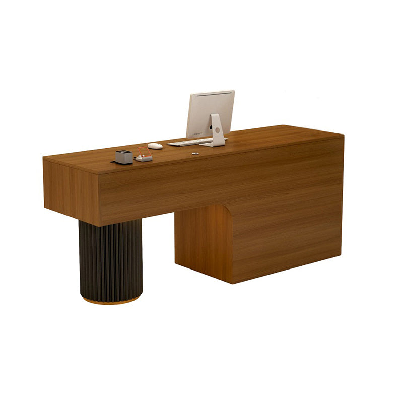 BDLFurniture Modern Reception Desk with LED Light Steel Frame Cashier Counter 80-240cm & Reception Counter
