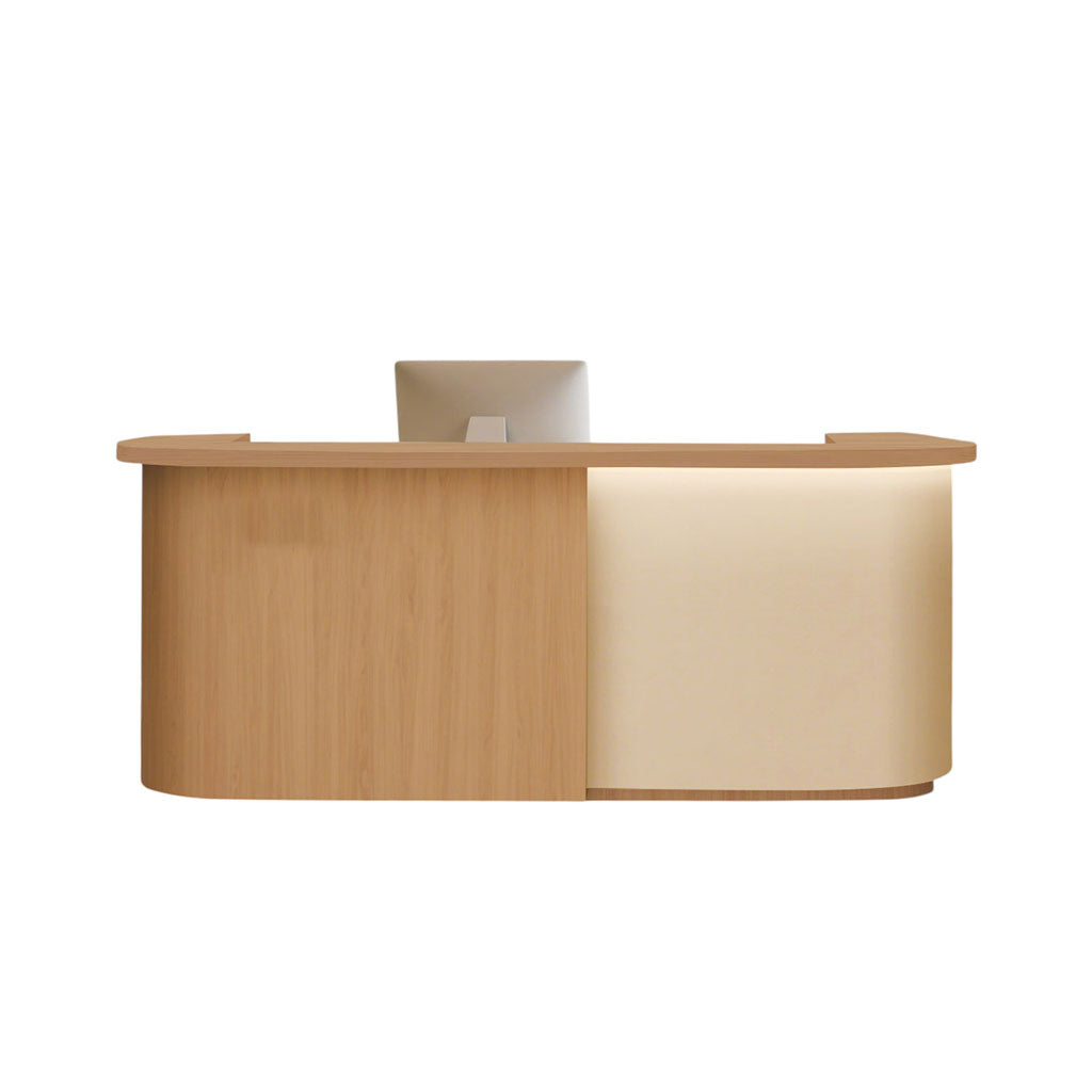 Luxury Salon Reception Desk MDF Countertop Yoga Studio Retail Service Desk