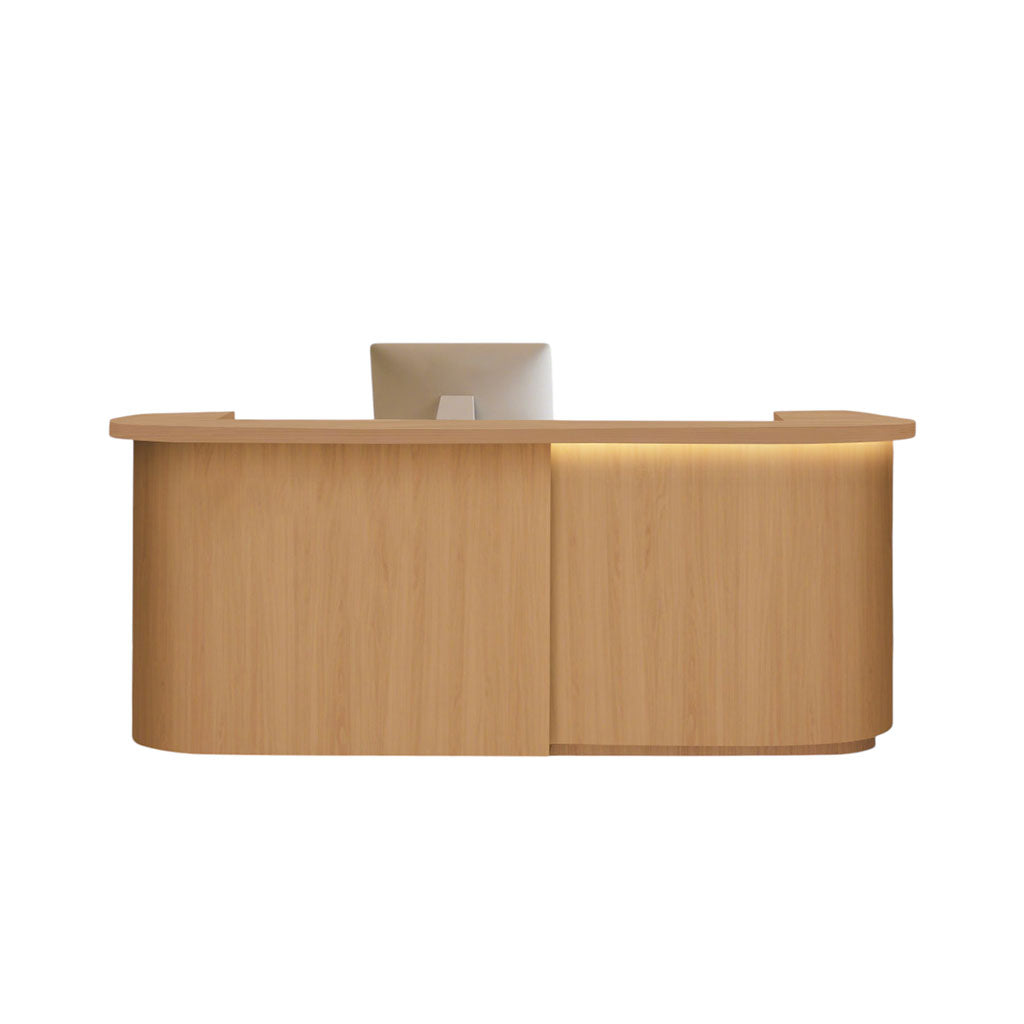 Luxury Salon Reception Desk MDF Countertop Yoga Studio Retail Service Desk