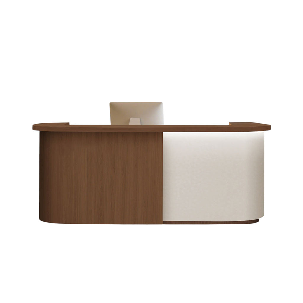 Luxury Salon Reception Desk MDF Countertop Yoga Studio Retail Service Desk
