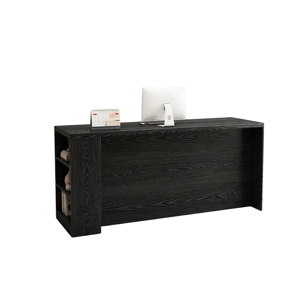 Boutique Countertop Reception Desk Ample Storage Salon Service Desk 100-220cm