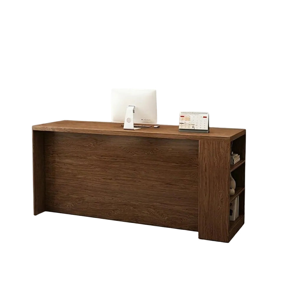 Boutique Countertop Reception Desk Ample Storage Salon Service Desk 100-220cm