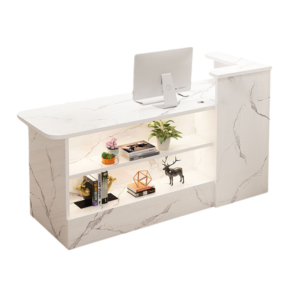 Compact Reception Desk Boutique Service Counter Beauty Salon Front Desk Shop
