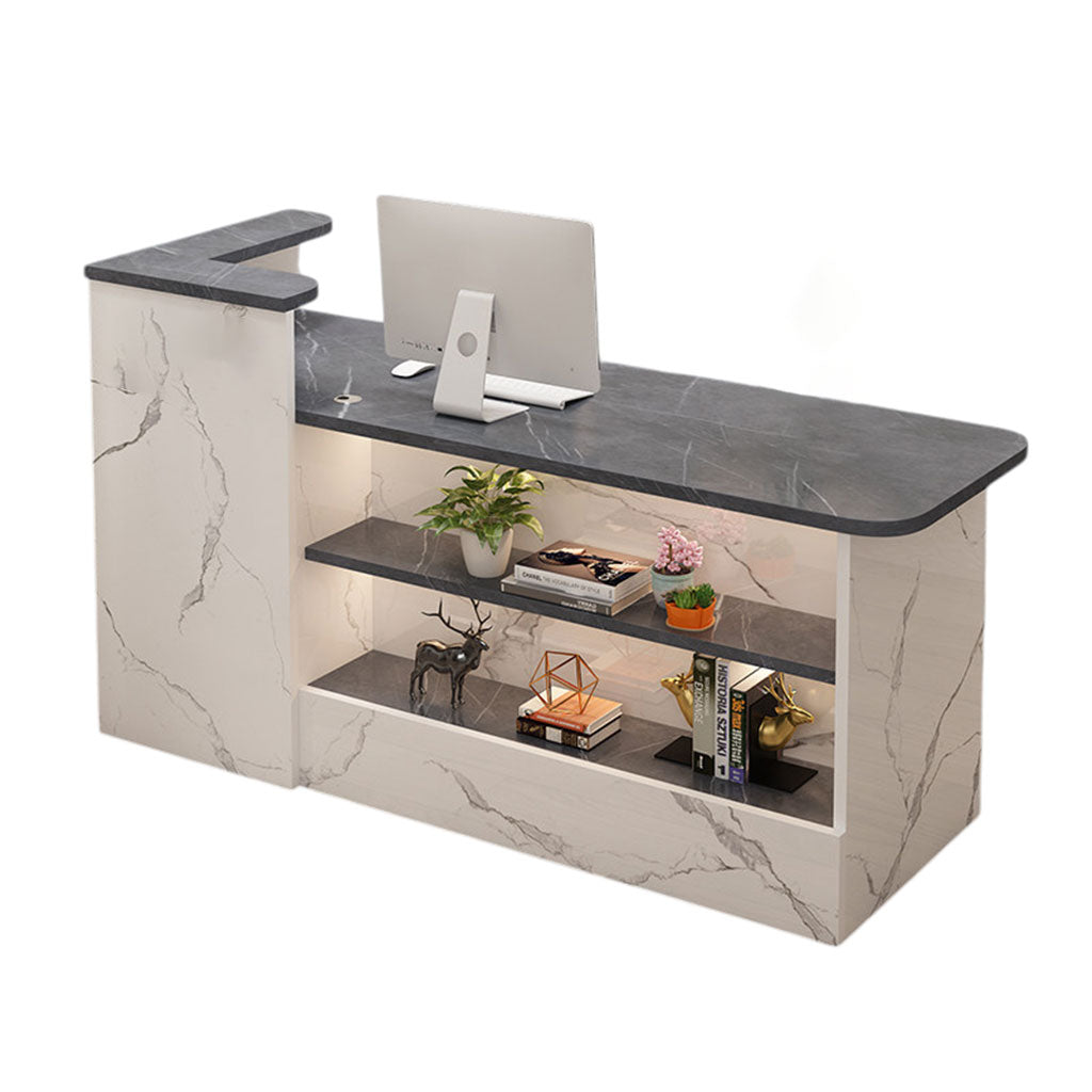 Compact Reception Desk Boutique Service Counter Beauty Salon Front Desk Shop