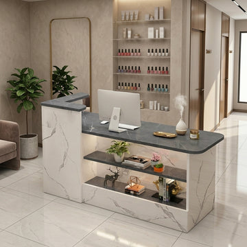 Compact Reception Desk Boutique Service Counter Beauty Salon Front Desk Shop