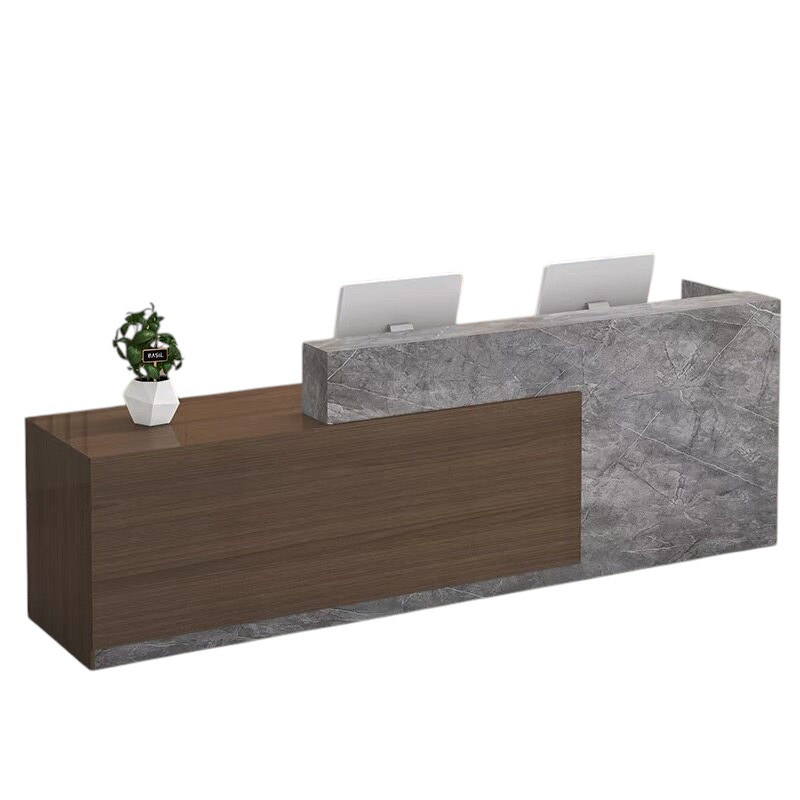Corporate Reception Desk Boutique Counter Salon Service Desk Compact Bar Table