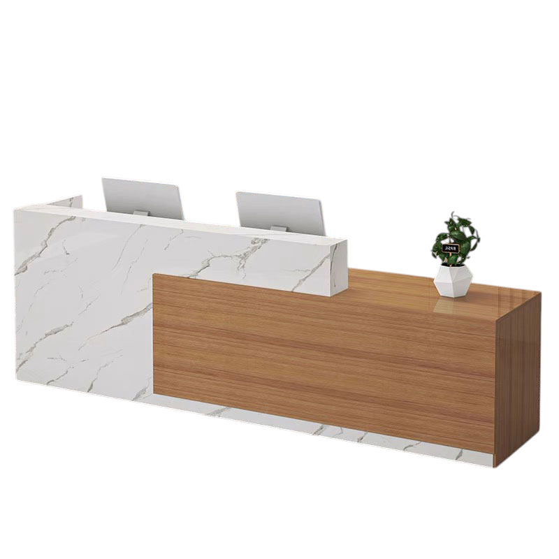 Corporate Reception Desk Boutique Counter Salon Service Desk Compact Bar Table