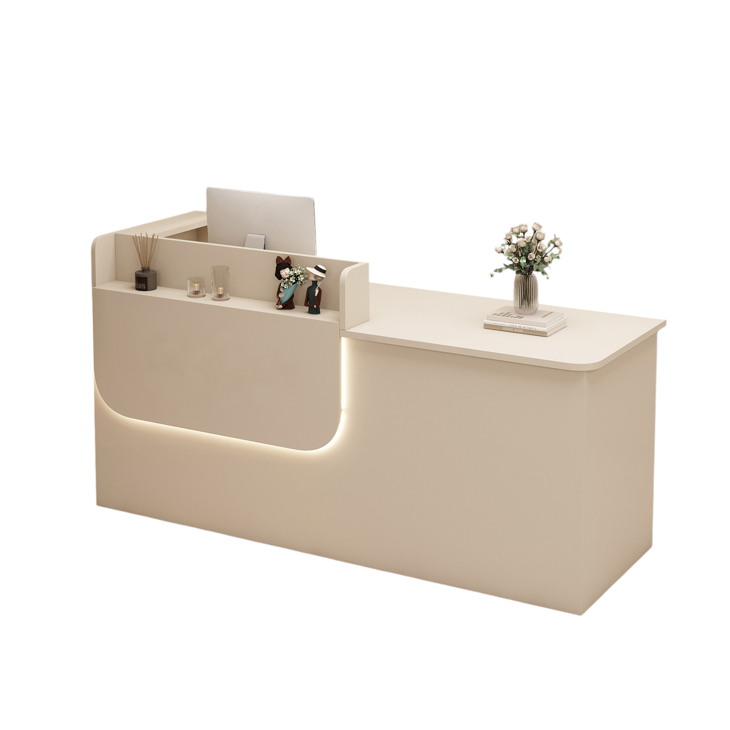Corporate Reception Desk Hotel Lobby Counter Boutique Bar Desk Compact Salon