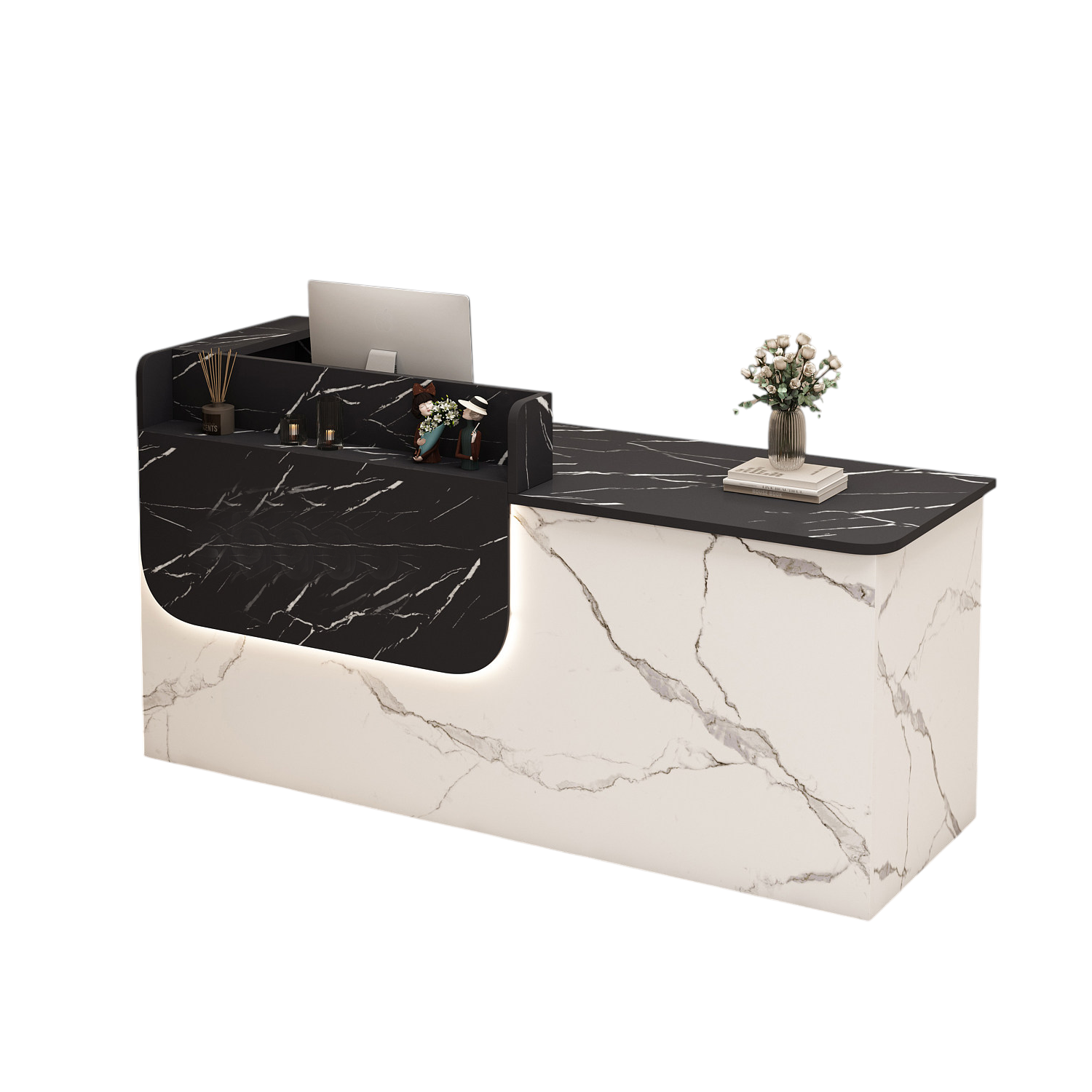 Corporate Reception Desk Hotel Lobby Counter Boutique Bar Desk Compact Salon