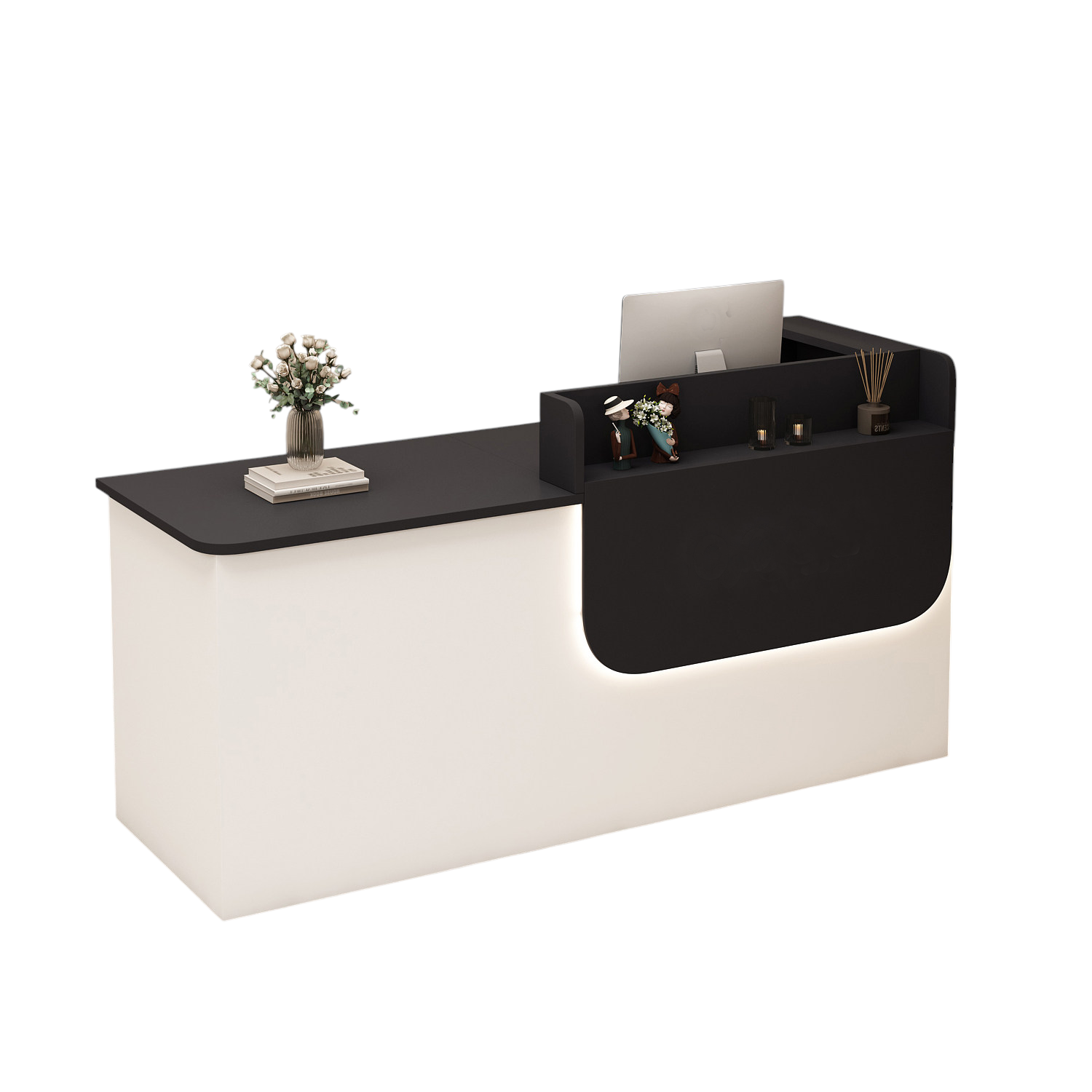 Corporate Reception Desk Hotel Lobby Counter Boutique Bar Desk Compact Salon