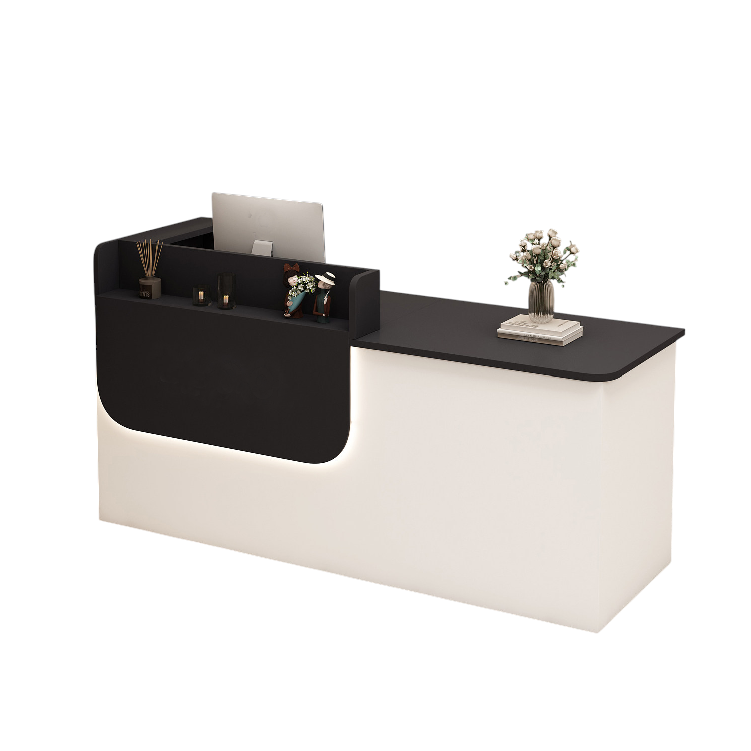 Corporate Reception Desk Hotel Lobby Counter Boutique Bar Desk Compact Salon