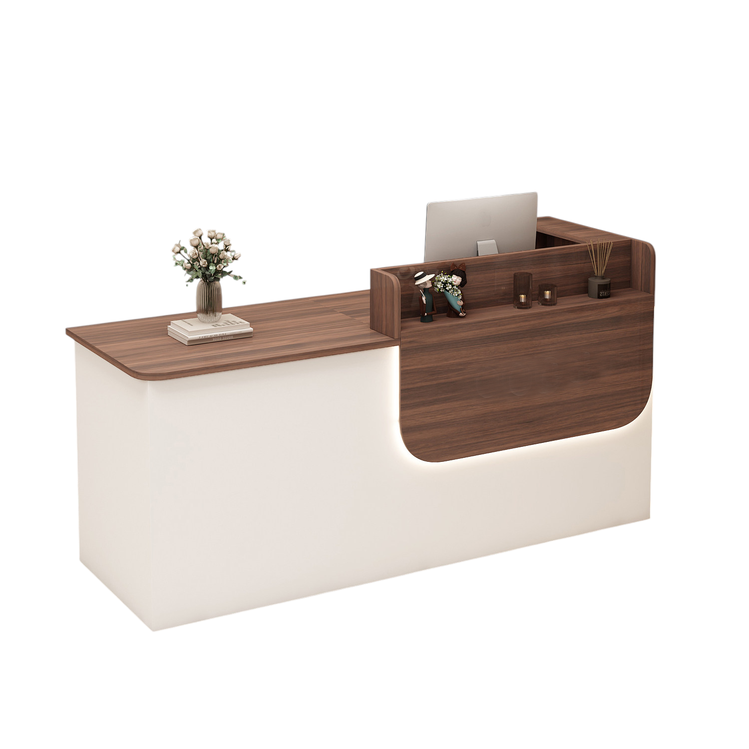 Corporate Reception Desk Hotel Lobby Counter Boutique Bar Desk Compact Salon