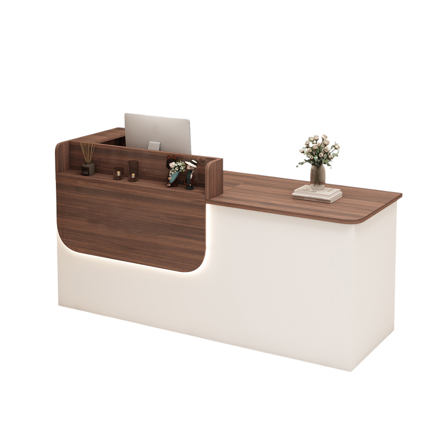 Corporate Reception Desk Hotel Lobby Counter Boutique Bar Desk Compact Salon