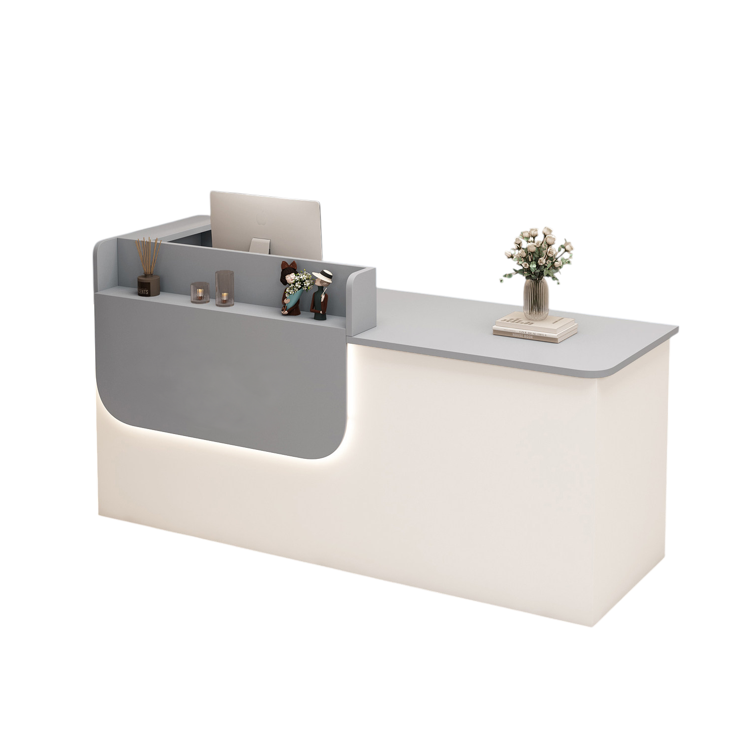 Corporate Reception Desk Hotel Lobby Counter Boutique Bar Desk Compact Salon