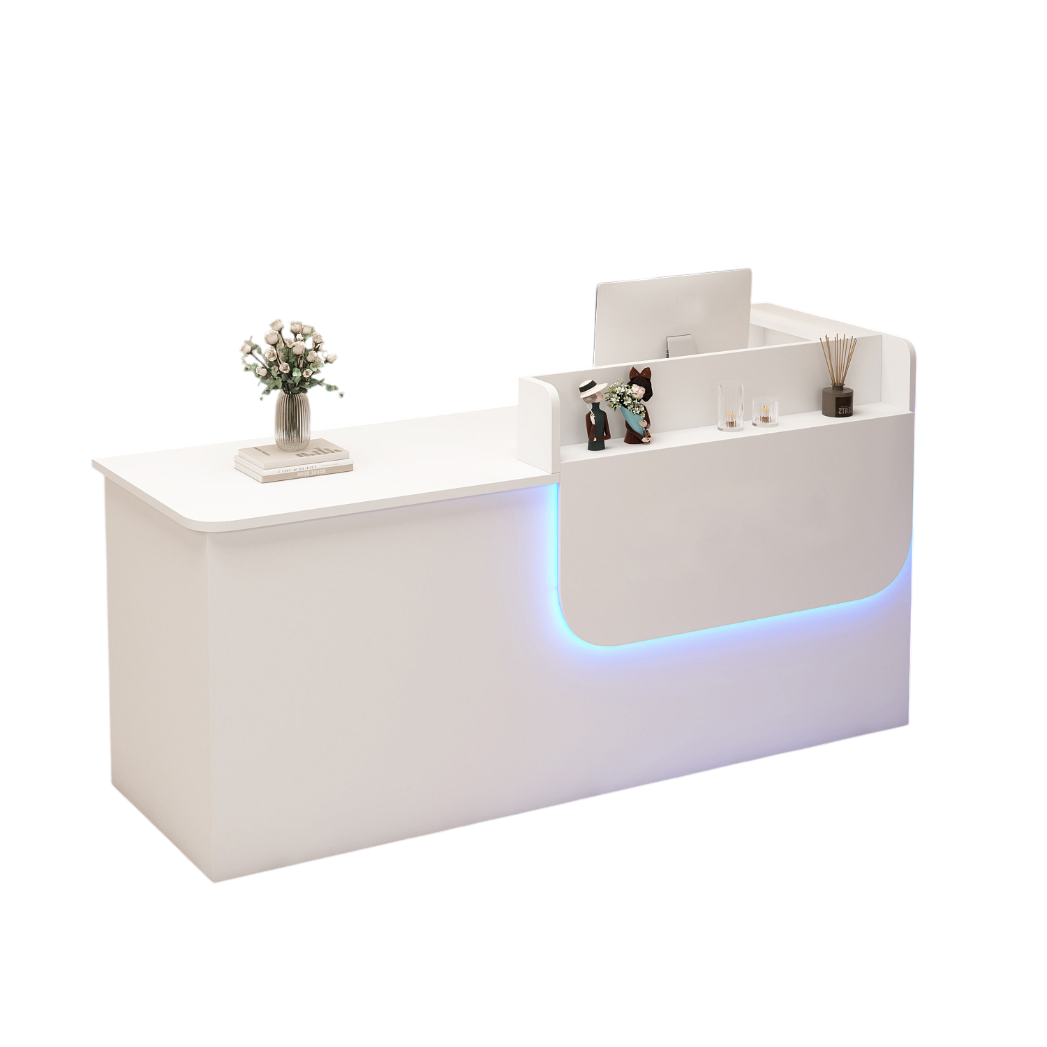 Corporate Reception Desk Hotel Lobby Counter Boutique Bar Desk Compact Salon