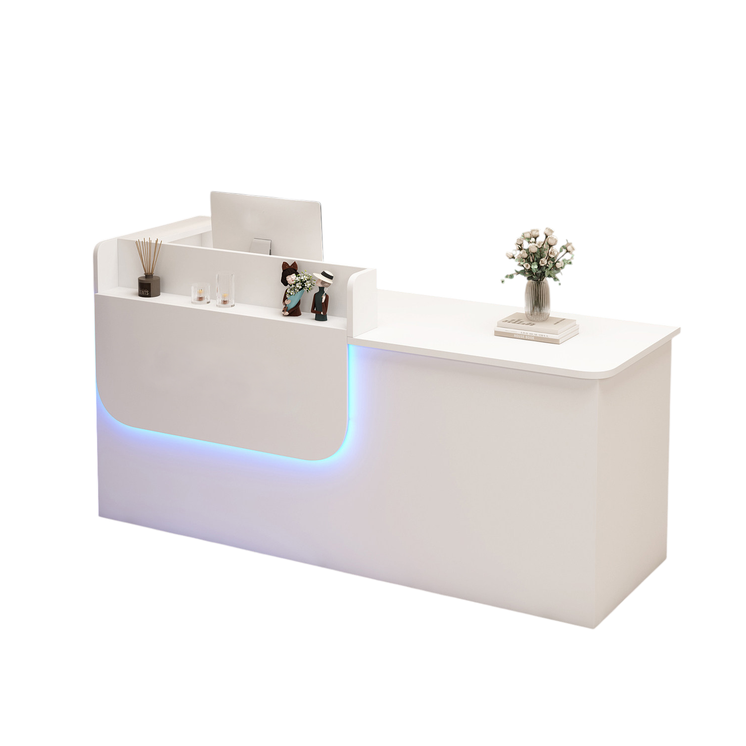 Corporate Reception Desk Hotel Lobby Counter Boutique Bar Desk Compact Salon