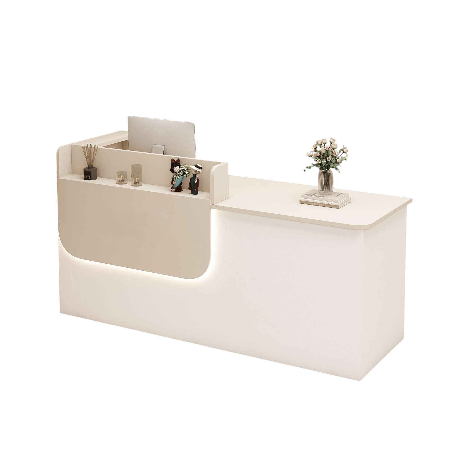 Corporate Reception Desk Hotel Lobby Counter Boutique Bar Desk Compact Salon