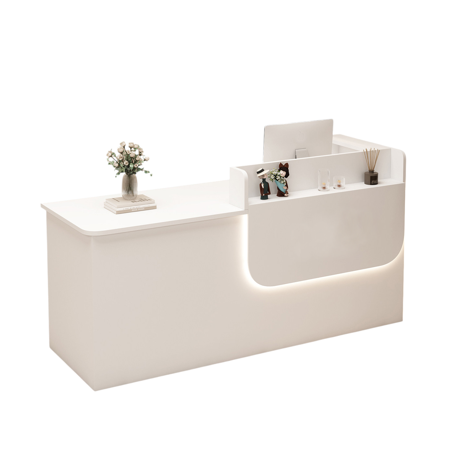 Corporate Reception Desk Hotel Lobby Counter Boutique Bar Desk Compact Salon