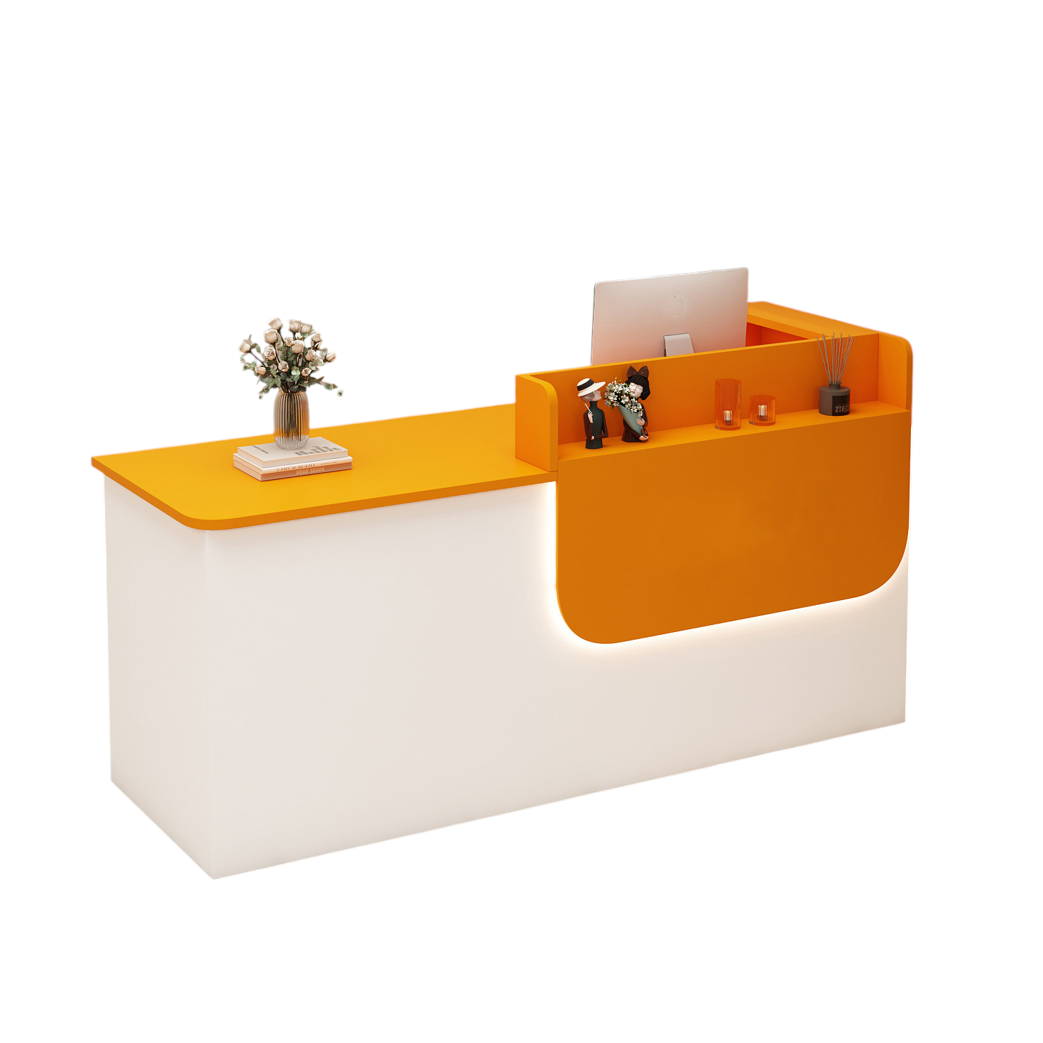 Corporate Reception Desk Hotel Lobby Counter Boutique Bar Desk Compact Salon