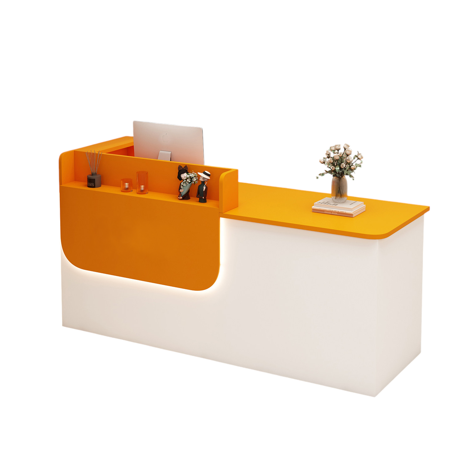 Corporate Reception Desk Hotel Lobby Counter Boutique Bar Desk Compact Salon