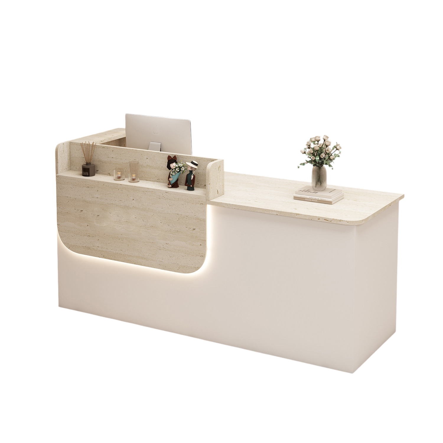 Corporate Reception Desk Hotel Lobby Counter Boutique Bar Desk Compact Salon