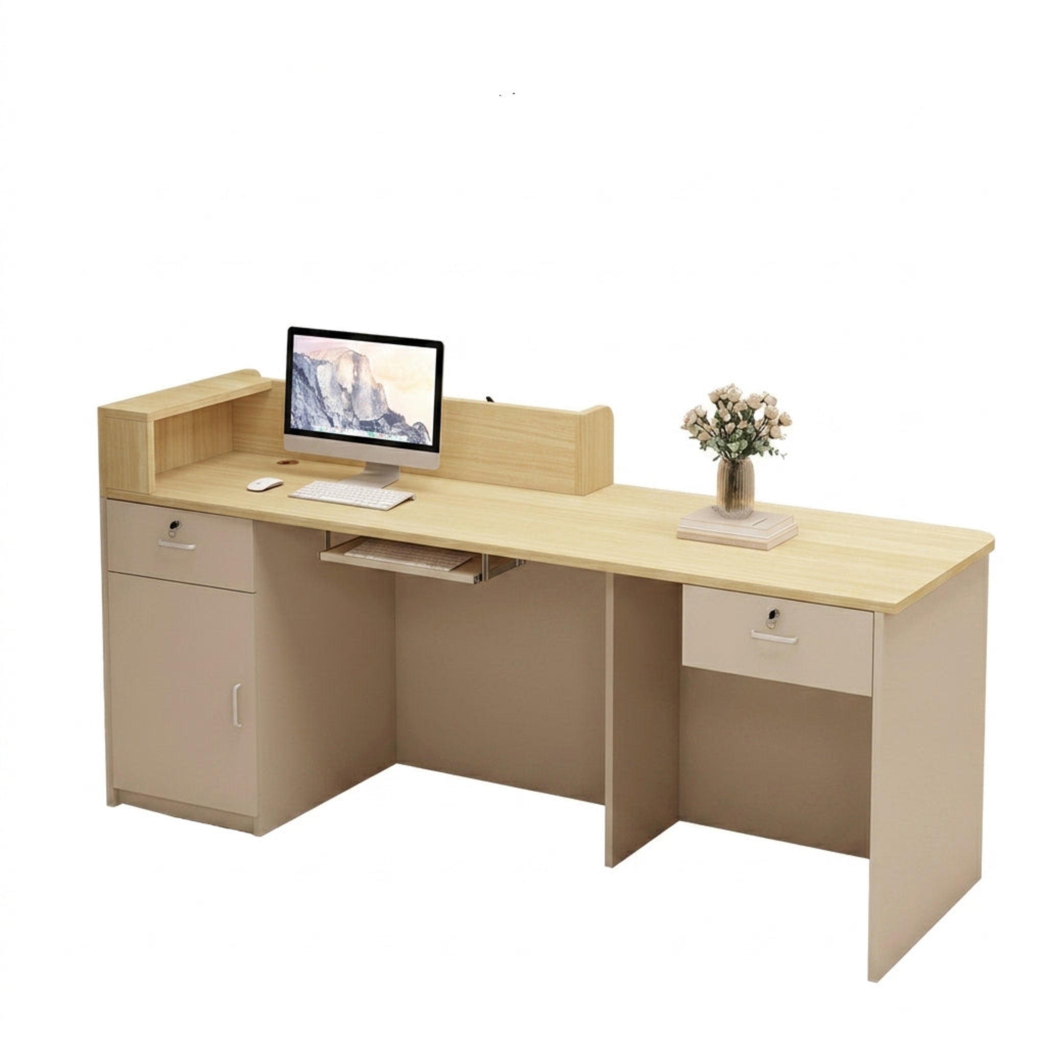 Corporate Reception Desk Hotel Lobby Counter Boutique Bar Desk Compact Salon