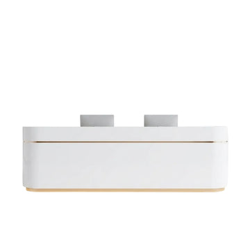 Curved Reception Desk Corporate Front Counter Hotel Lobby Desk Boutique Salon