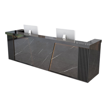 Corporate Reception Desk Boutique Counter Commercial Bar Table 120-480cm Salon