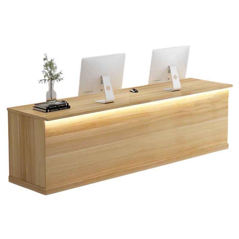 High Gloss Reception Desk Luxury Corporate Office Front Salon Shop Bar Counter
