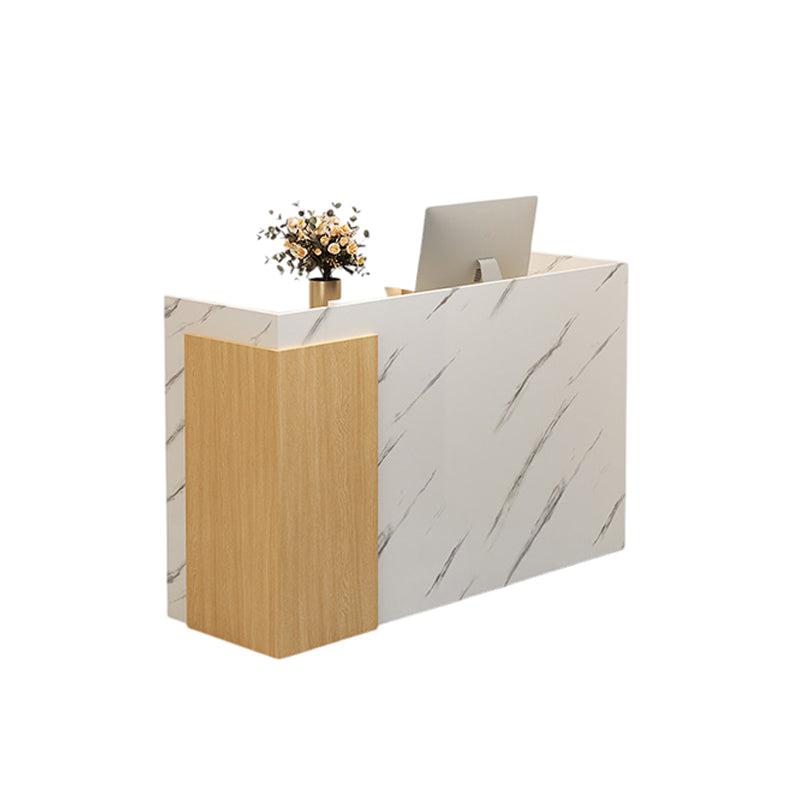 Compact Reception Desk Boutique Bar Counter Salon Front Table Shop 60-120cm