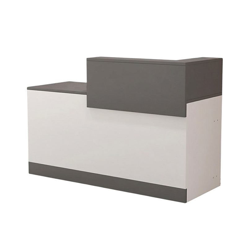 Flat Pack Reception Desk Melamine Office Counter Compact Bar Boutique Salon