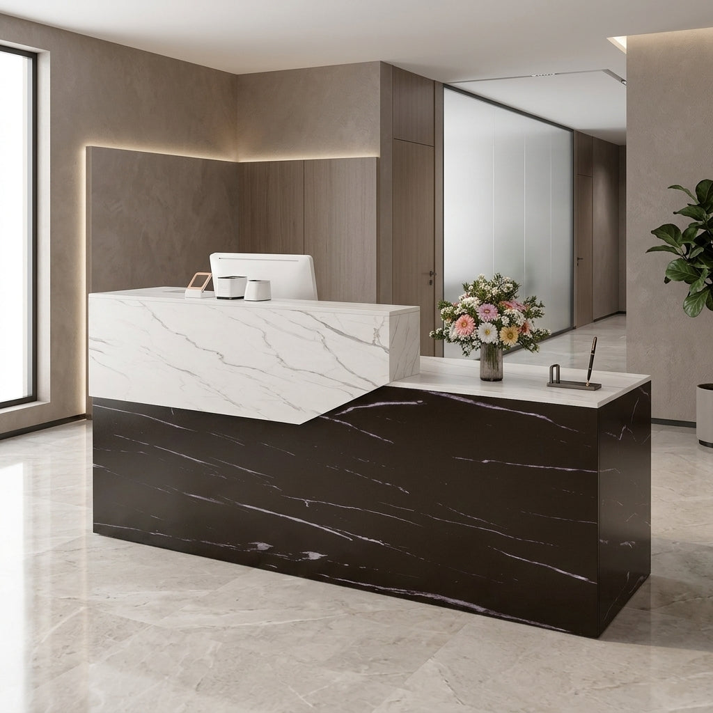 Compact Reception Desk Retail Counter Storage Convenience Shop Bar 100-400cm