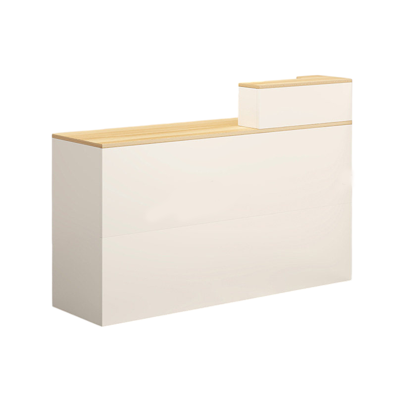 Compact Reception Desk Retail Checkout Counter Corporate Front Table 80-160cm