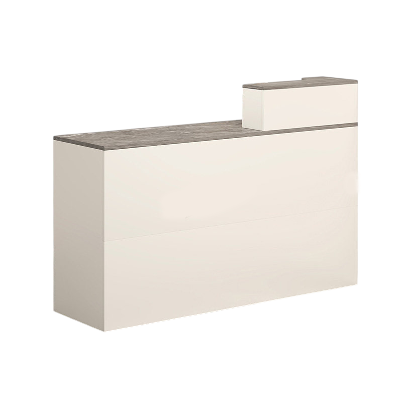 Compact Reception Desk Retail Checkout Counter Corporate Front Table 80-160cm