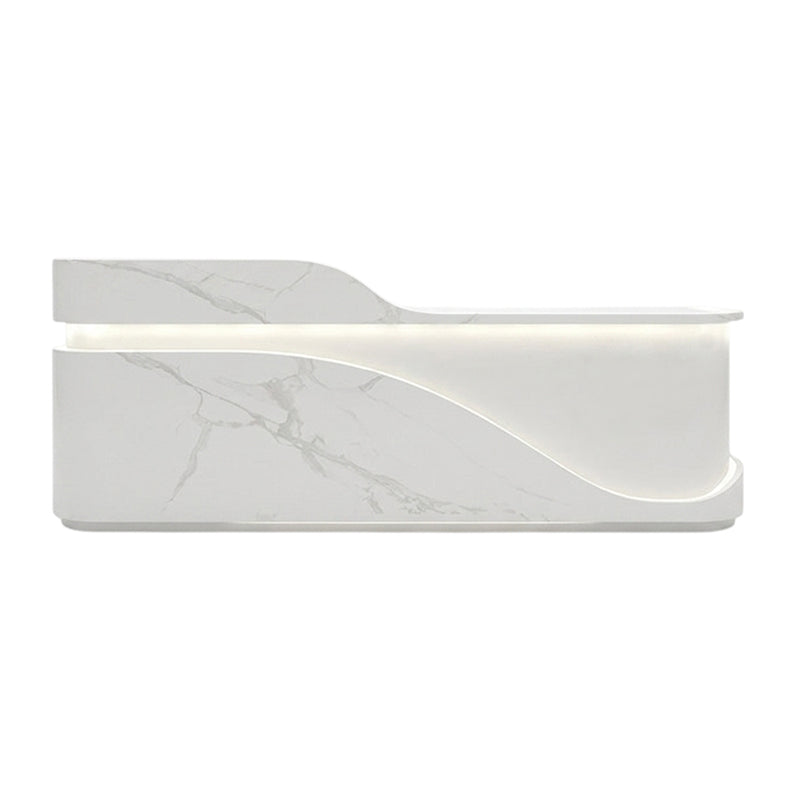 Fully Assembled Reception Desk Commercial Grade Shop Counter Bar Seat 120-450cm