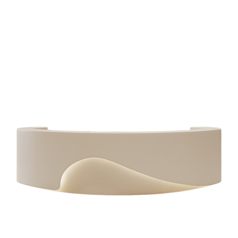 Curved Reception Desk Fully Assembled Retail Salon Counter Office 150-550cm BDLFurniture