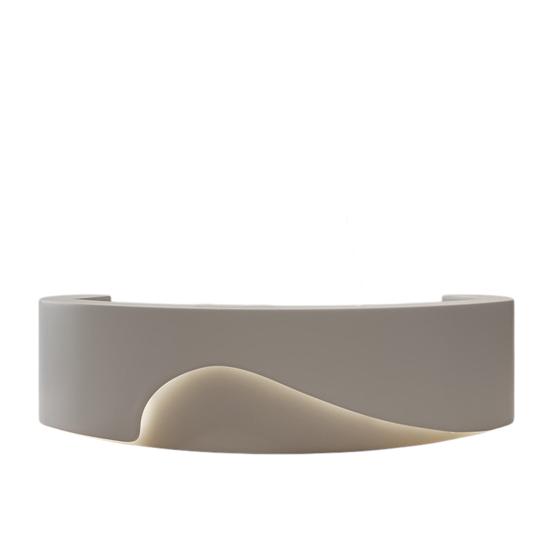 Curved Reception Desk Fully Assembled Retail Salon Counter Office 150-550cm BDLFurniture