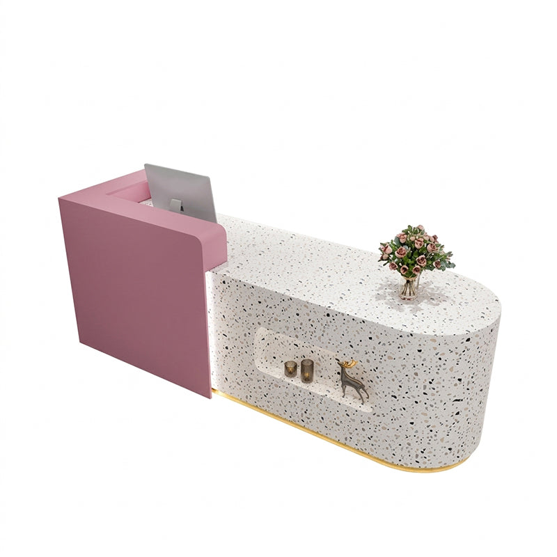 BDLFurniture Reception Desk Retail Shop Counter Salon Office Table 120-380cm