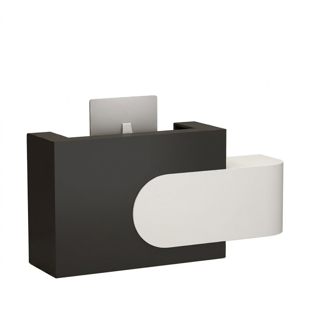 Cream Aesthetic Compact Reception Desk & Front Desk 120-240cm by BDLFurniture