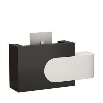 Cream Aesthetic Compact Reception Desk & Front Desk 120-240cm by BDLFurniture