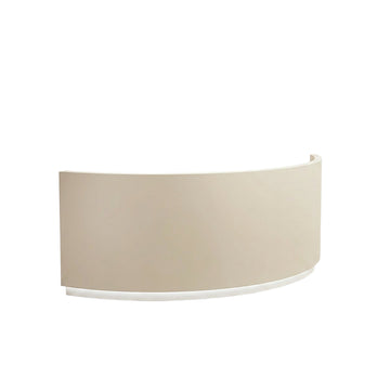 Curved Reception Desk Elegant Counter for Salons | 140cm-400cm Front Desk