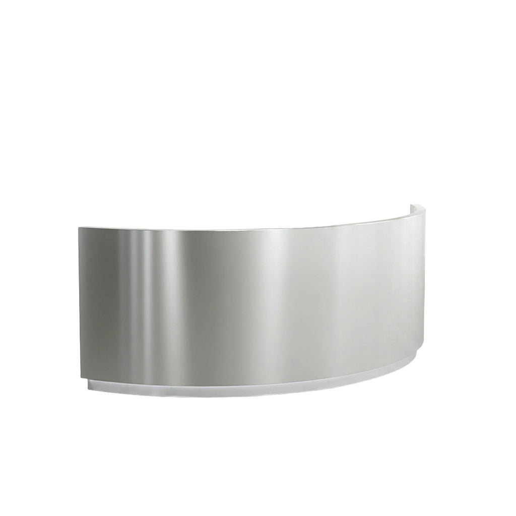 Curved Reception Desk Elegant Counter for Salons | 140cm-400cm Front Desk