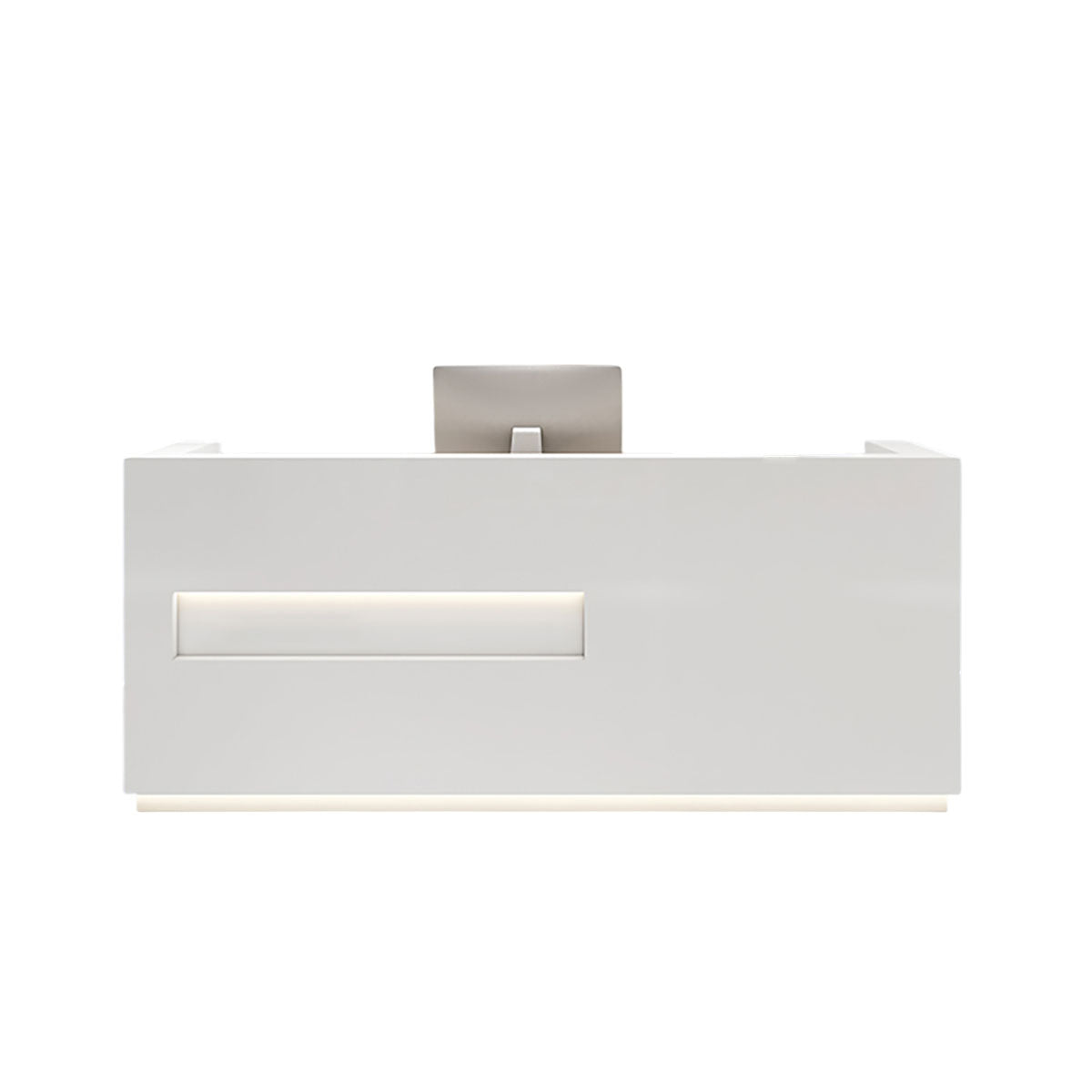 Modern Reception Desk – Compact Front Desk for Boutiques, Salons and Small Stores