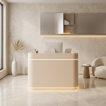 Modern Reception Desk Front Counter for Shops, Office | 80cm-300cm Reception Furniture