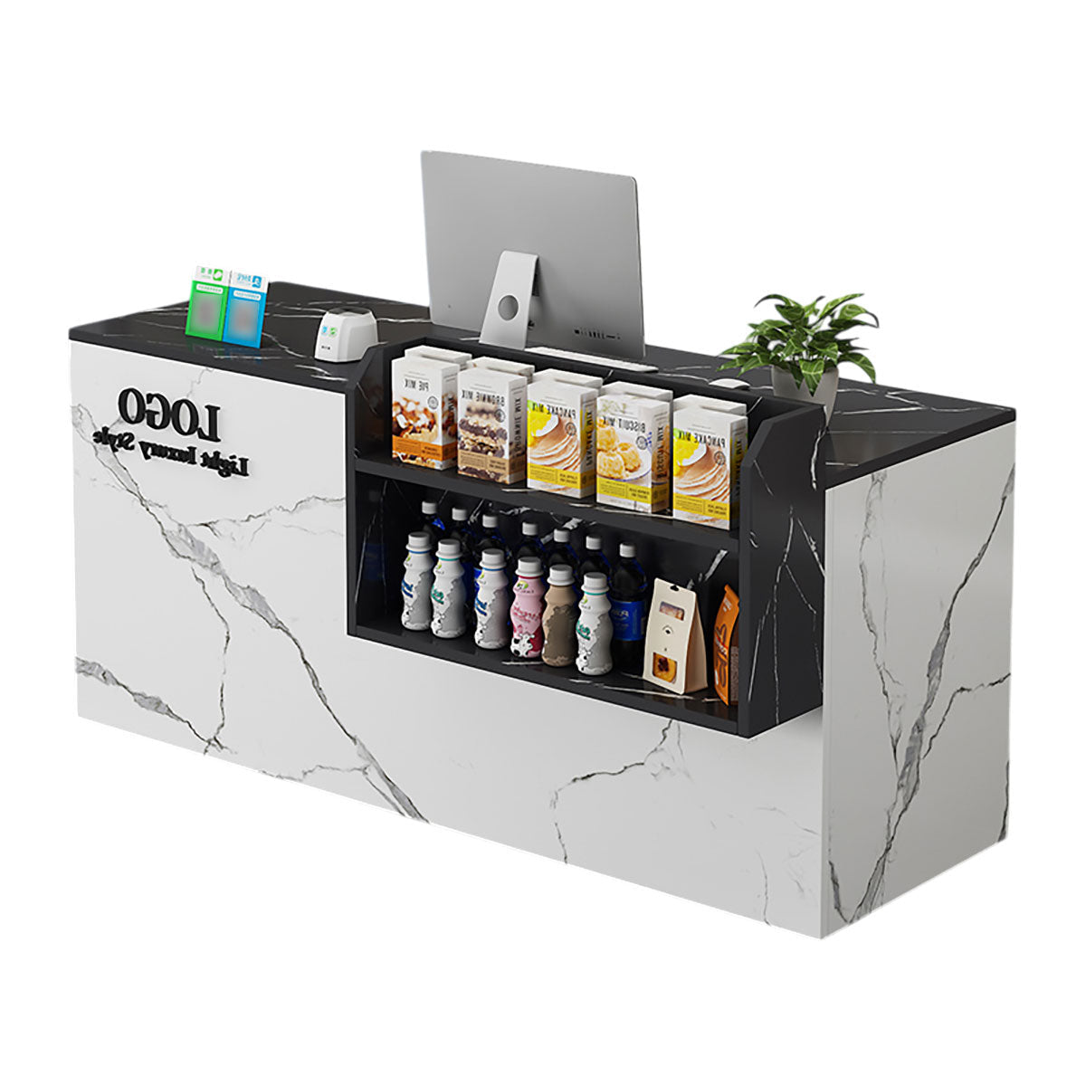Reception Desk Bar Counter Checkout Counter Beauty & Store Front Desk BDLFurniture