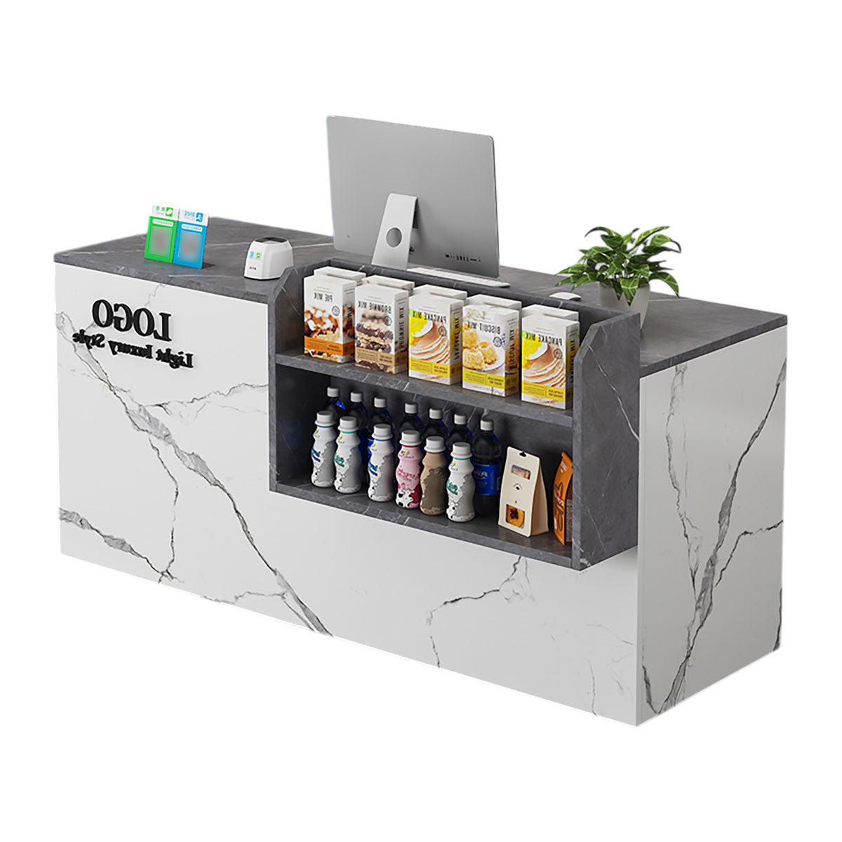 Reception Desk Bar Counter Checkout Counter Beauty & Store Front Desk BDLFurniture