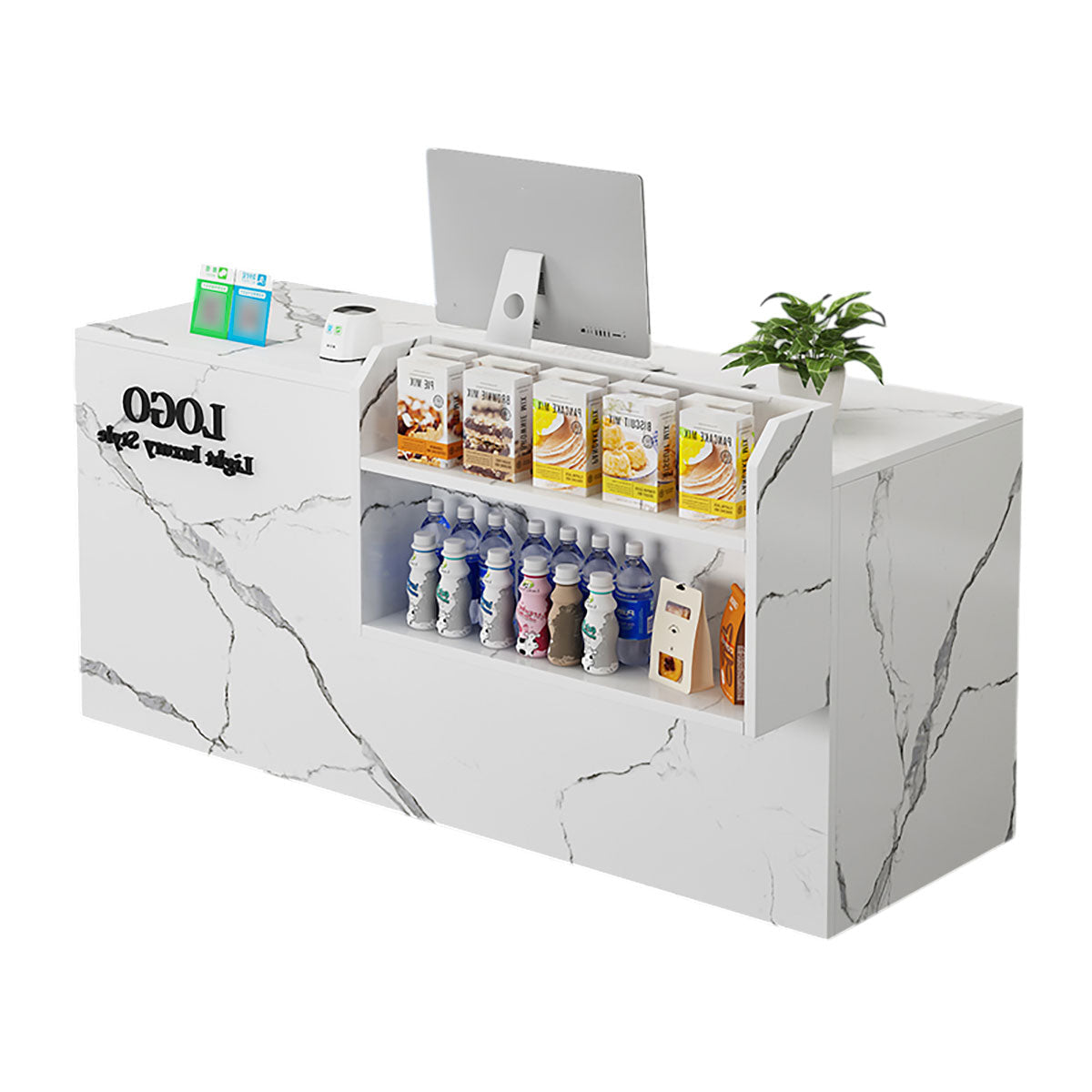 Reception Desk Bar Counter Checkout Counter Beauty & Store Front Desk BDLFurniture